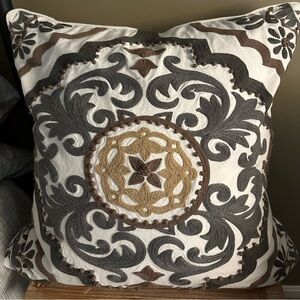 The Company Store 24x24 pillow shams Neutral color set of 2. Boho Mandala